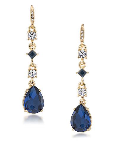 Carolee Blue Note Stone Drop Earrings