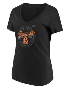 Majestic Cincinnati Bengals Nfl Break Free Cotton Jersey Tee