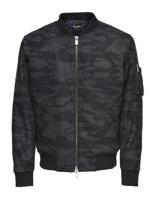 Only And Sons Zip-front Bomber Jacket