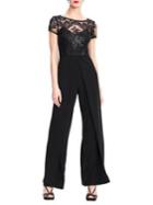Adrianna Papell Sequined Knit Crepe Jumpsuit