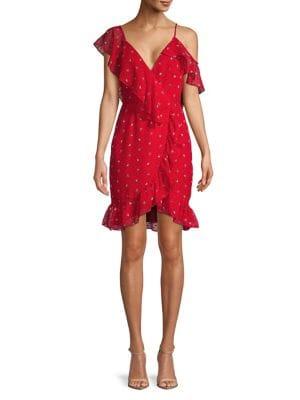 Wayf Floral Wrap Dress