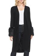 Vince Camuto Estate Jewels Faux-fur Trimmed Cardigan