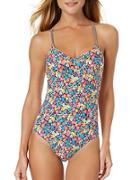 Anne Cole Floral Crossback Swimsuit
