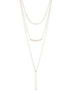 Design Lab Lord & Taylor Crystal Pave Layered Pendant Necklace