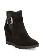 Vince Camuto Landri Suede Wedge Ankle Boots