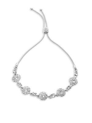 Givenchy Crystal Flower Slider Bracelet