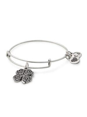 Alex And Ani Path Of Symbols 4-leaf Clover Bracelet