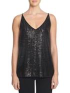 1.state Sequined V-neck Top