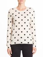 Lord & Taylor Dotted Cashmere Sweater