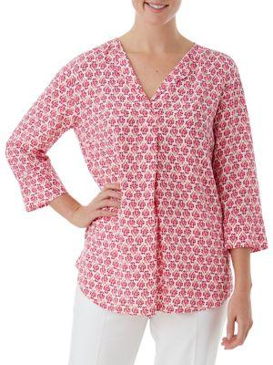 Olsen Printed Viscose Blouse