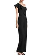 Black Halo Kallan Ruffle Jumpsuit
