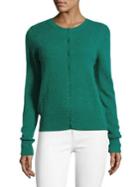 Lord & Taylor Cashmere Basic Buttoned Cardigan