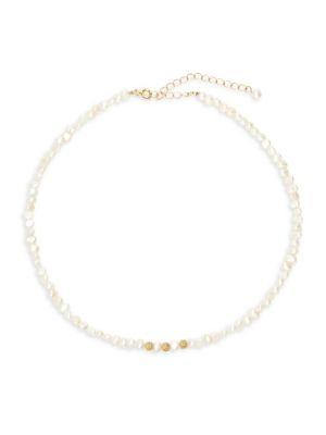 Design Lab Goldtone & Faux Pearl Necklace