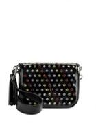 Marc Jacobs Crystal Courier Leather Pouch