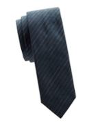 Hugo Boss Metallic Stripe Silk Tie