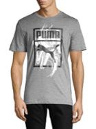 Puma Logo Graphic Print Tee