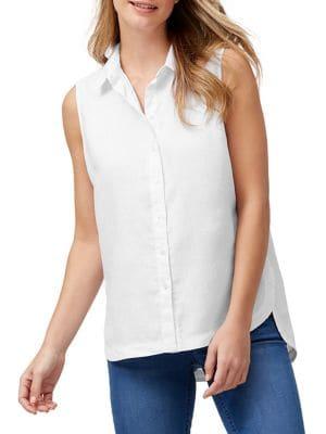 Tommy Bahama New Sea Glass Breezer Linen Top