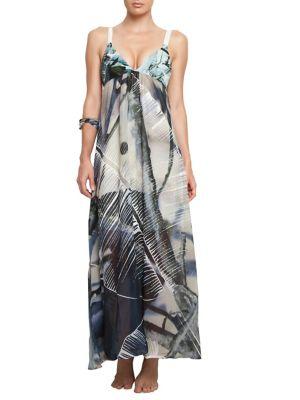 Entreaguas Limited Edition Multicolored Caftan