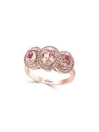 Effy Blush Diamond, Morganite & 14k Rose Gold Ring