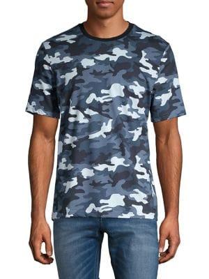 Michael Kors Camo-print Cotton Tee
