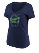 Majestic Seattle Seahawks Nfl Break Free Cotton Jersey Tee
