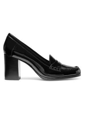 Michael Kors Buchanan Patent Leather Mid Loafers