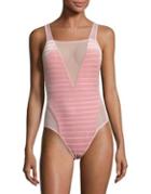 Kenneth Cole New York Bur Velvet One-piece Swimsuit