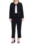 Tahari Arthur S. Levine Lattice-back Jacket And Pant Suit