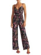 Rachel Rachel Roy Julia Floral-print Faux Wrap Jumpsuit
