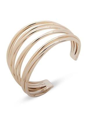 Lauren Ralph Lauren Goldtone Multi-row Cuff Bracelet