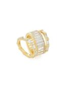 Cole Haan Bold Crystal Stacked Ring