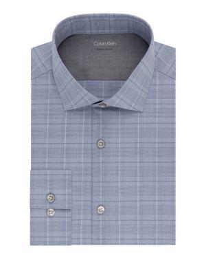 Calvin Klein Exploded Check Extra Slim-fit Dress Shirt