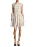 Gabby Skye Lace Fit-and-flare Dress