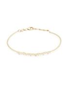 Lord & Taylor 14k Yellow Gold And Diamond Bracelet