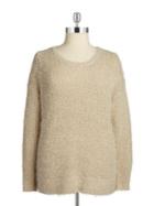 Dknyc Plus Open-knit Sweater