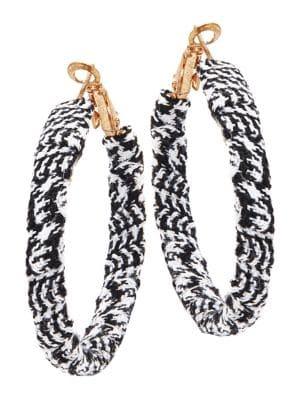 Design Lab Sterling Silver Hoop Earrings