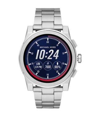 Michael Kors Access Grayson Stainless Steel Touchscreen Bracelet Smartwatch