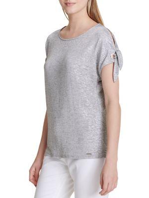 Calvin Klein Split Sleeve Tee
