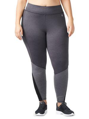 Activezone Plus Space Dye Colorblock Leggings