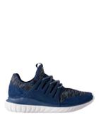 Adidas Tubular Radial Leather-trimmed Running Sneakers