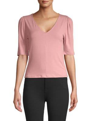 Hiatus Puff-sleeve Top