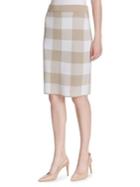 Calvin Klein Check Pattern Skirt