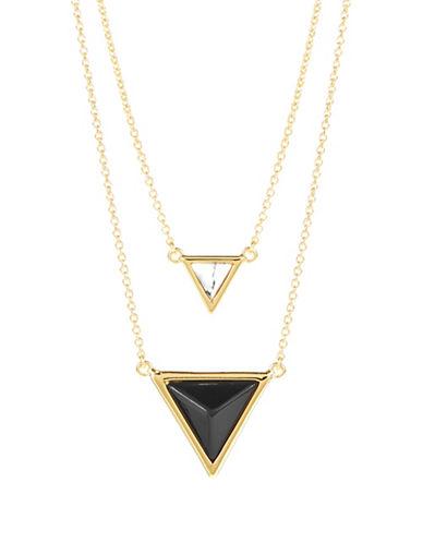 House Of Harlow Beaded Triangle Pendant Necklace