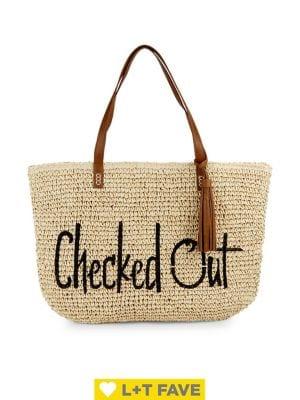 Straw Studios Checked Out Tote Bag