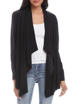 Karen Kane Draped Front Open Jacket