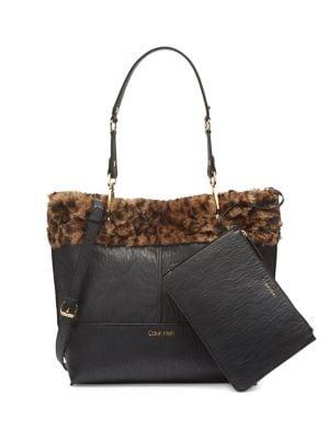 Calvin Klein Sonoma Faux-fur Tote Bag