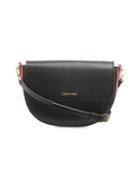 Calvin Klein Kari Leather Saddle Crossbody