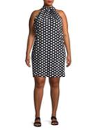 Michael Michael Kors Plus Polka Dot Dress