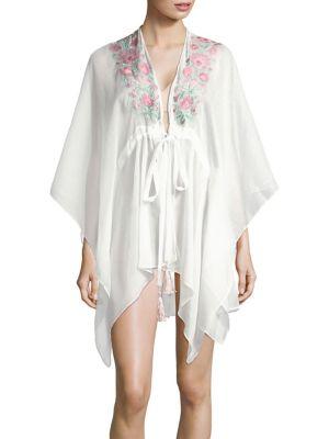 Bcbgeneration Embroidered Sheer Kimono
