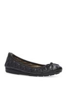 Me Too Lyla Quilted Leather Flats